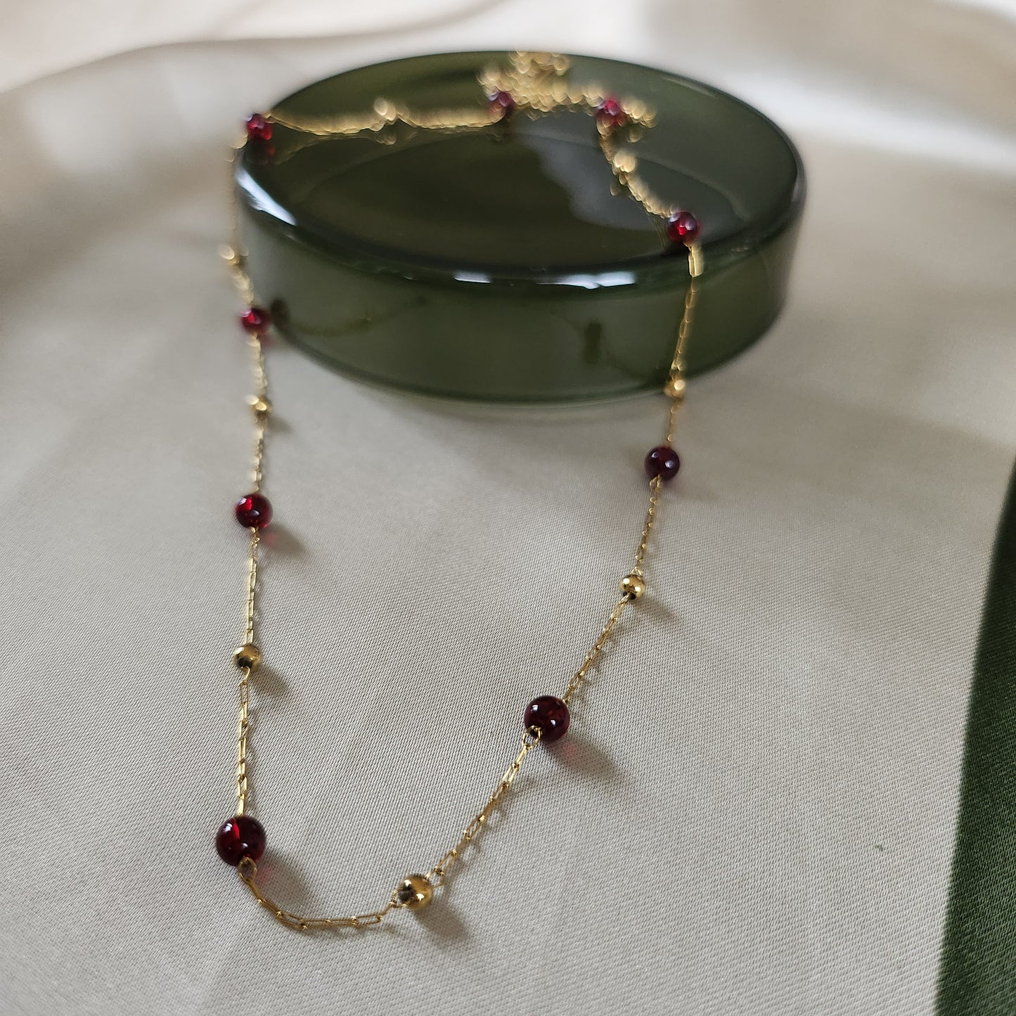 Red Bead Necklace