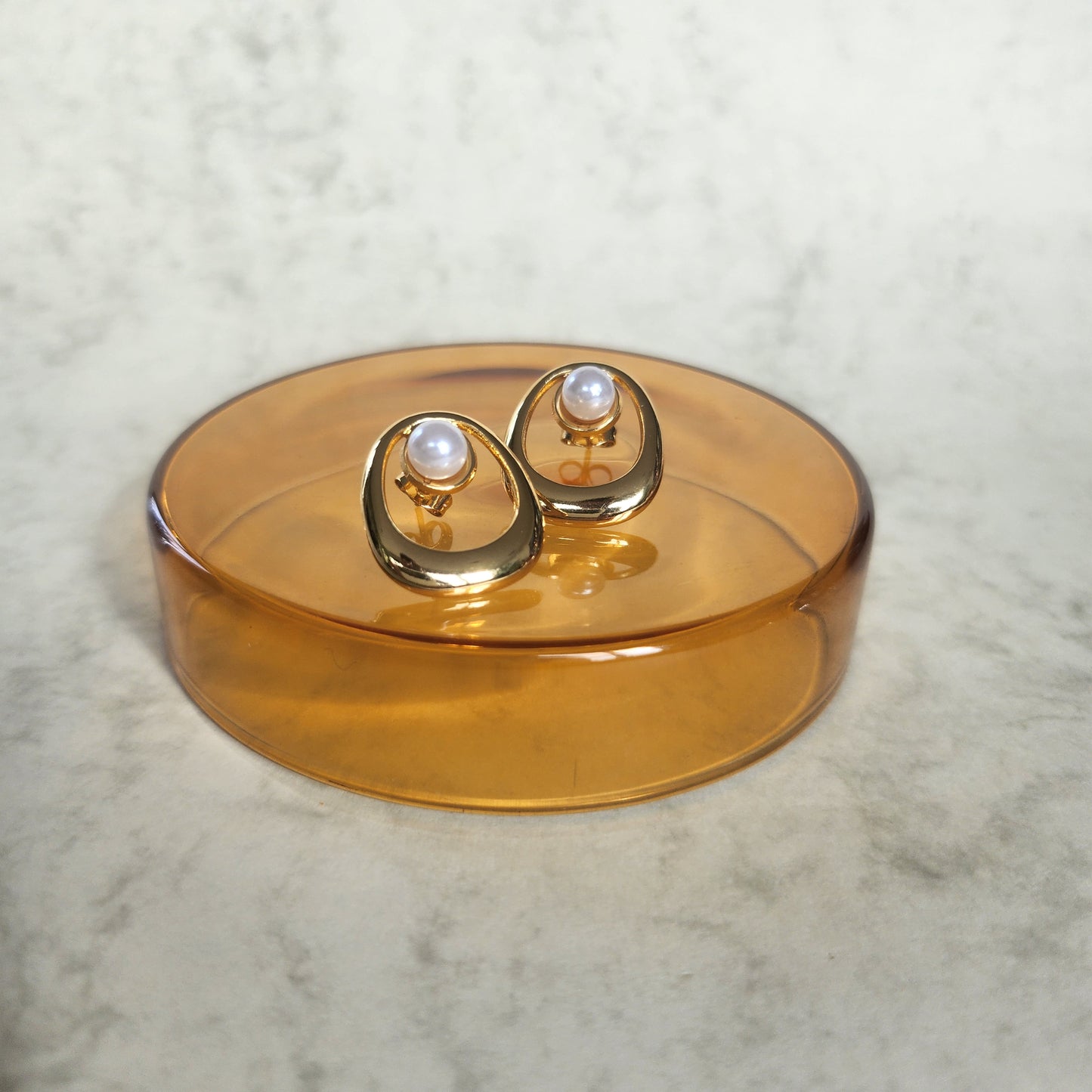 Pearl Hoop Earrings