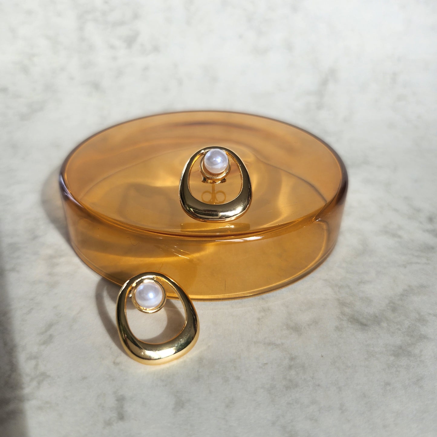 Pearl Hoop Earrings