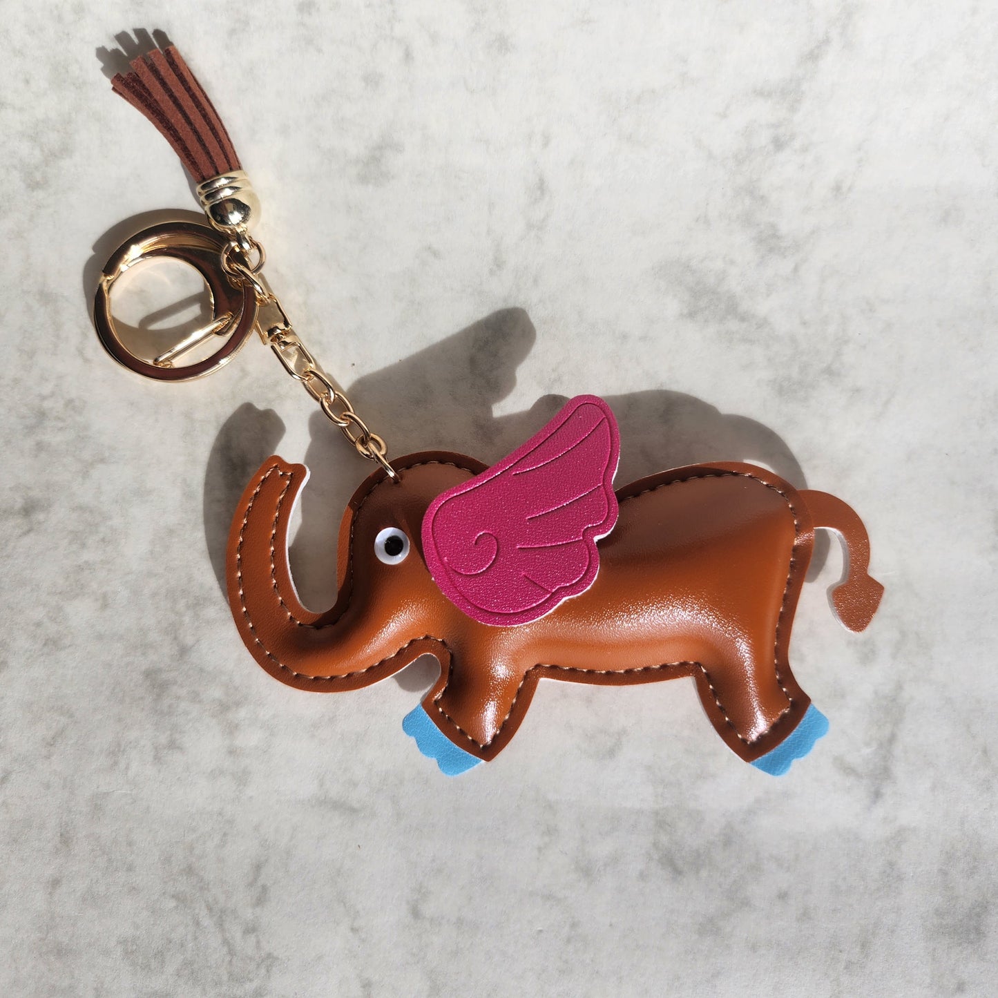 Brown Elephant Charm