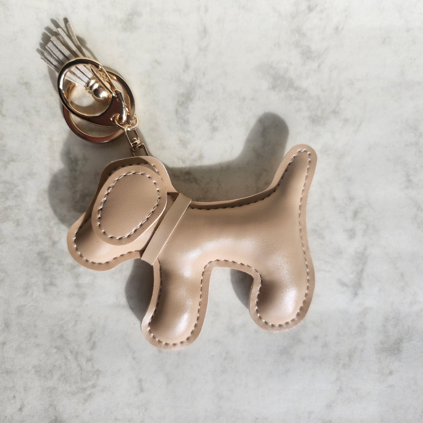 Beige Dog Charm
