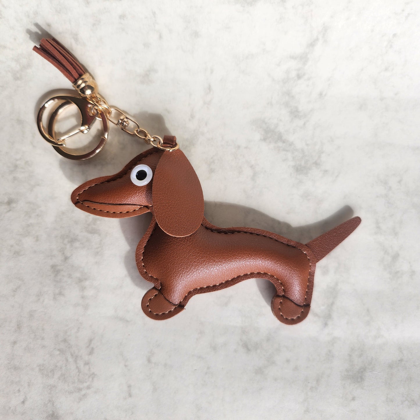 Brown Dachshund Charm