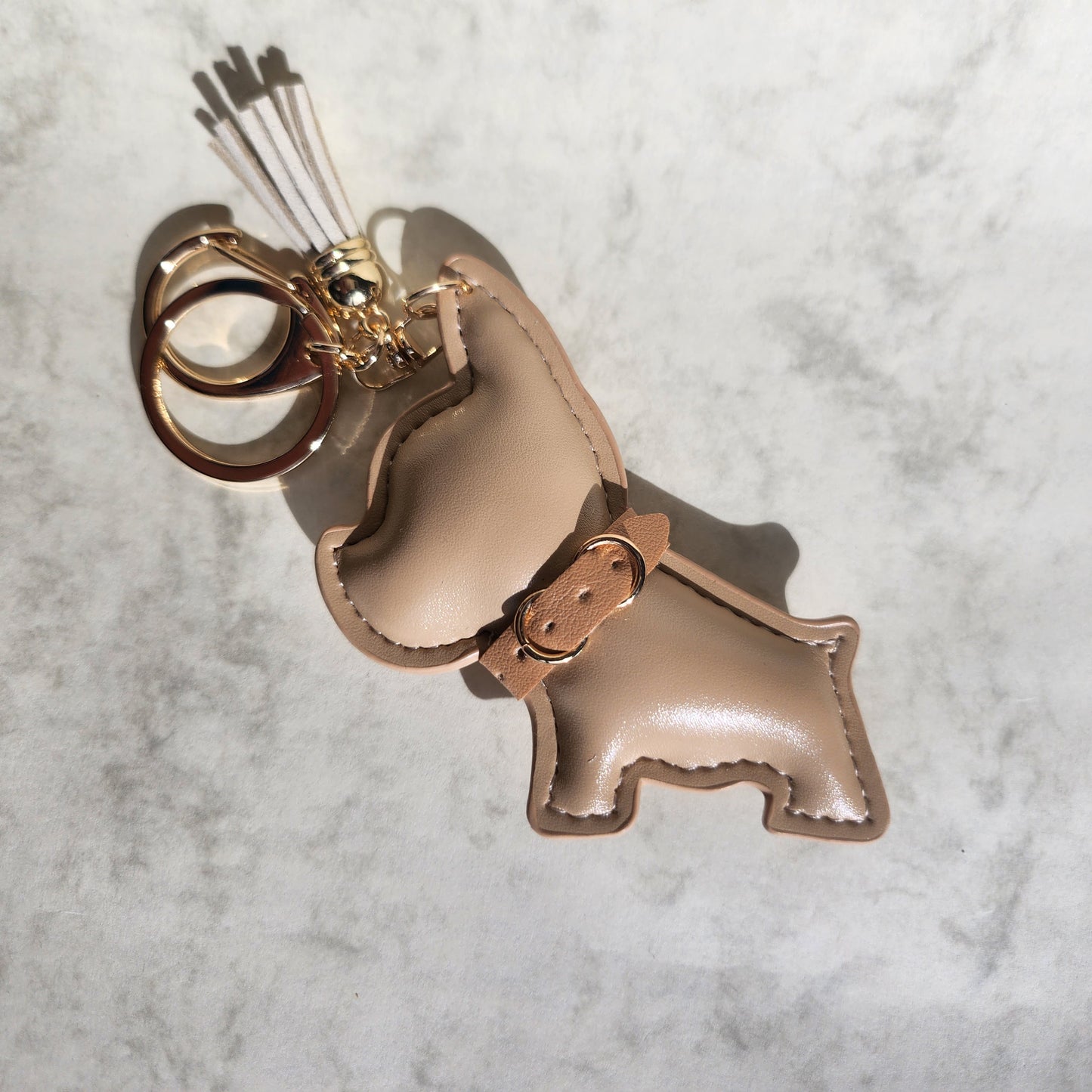 Beige Bulldog Charm