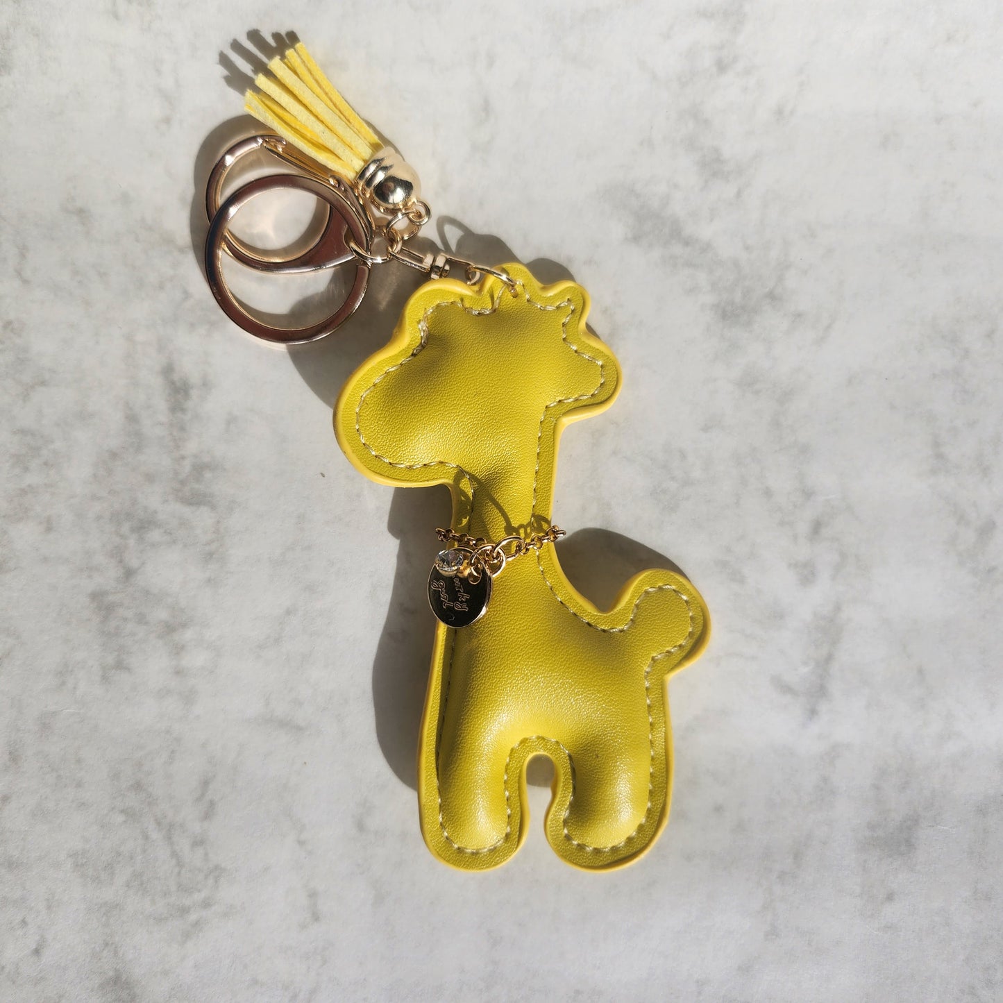 Yellow Giraffe Charm
