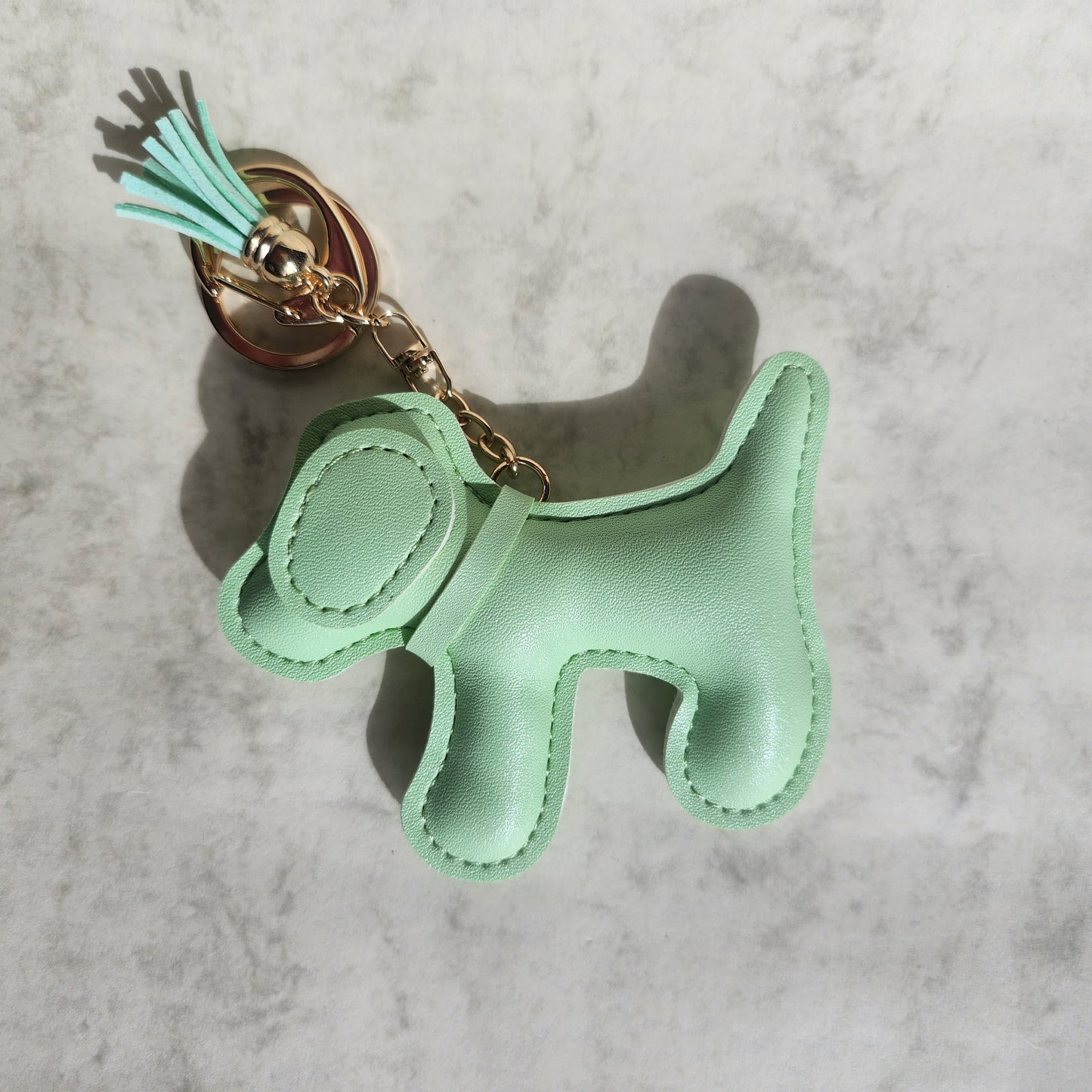 Mint Green Dog Charm