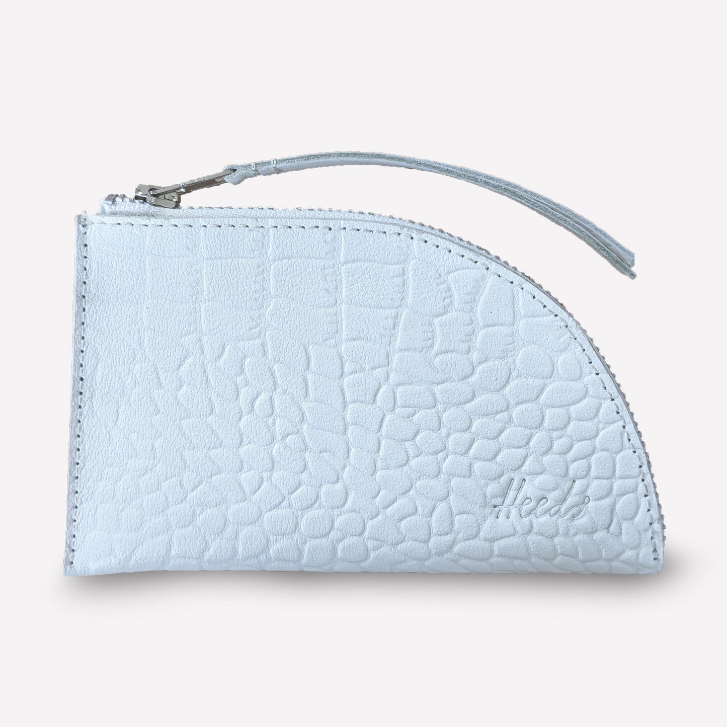 Classic Wallet Croc White